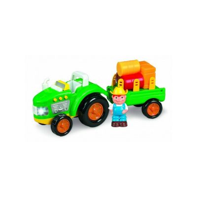 Tractor muzical cu remorca RS Toys