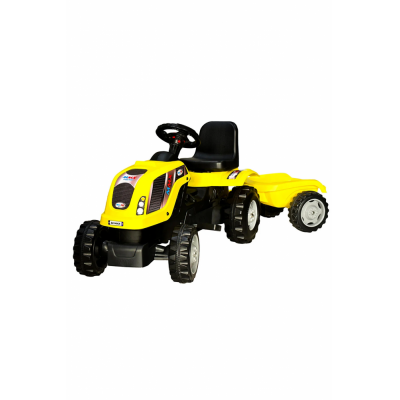 Tractor electric cu remorca Micromax MMX Yellow