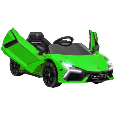 AIYAPLAY Mașină Electrică pentru Copii 3-5 Ani cu Uși Tip Aripi, 2 Motoare și Telecomandă, 105x60x40 cm, Verde | Aosom Romania