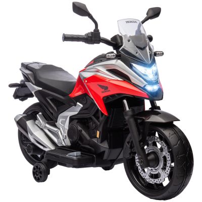 AIYAPLAY Motocicletă Electrică pentru Copii 3-6 ani, Motocilcetă cu Faruri, Muzică și Roți, Motocicletă de Jucărie din PP și Metal, 107x46x75 cm, Roșu AIYAPLAY Motocicletă Electrică pentru Copii 3-6 ani, Motocilcetă cu Faruri, Muzică și Roți, Motocicletă de Jucărie din PP și Metal, 107x46x75 cm, Roșu