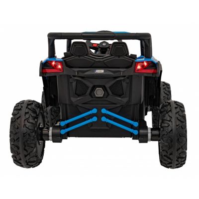 Atv electric cu telecomanda 4 x 4 Buggy Defend 106x75x59 cm albastru 140W