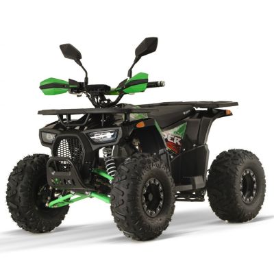ATV electric ECO DustRider XXL 1500W 60V 20Ah cu diferential, roti 8 inch, verde