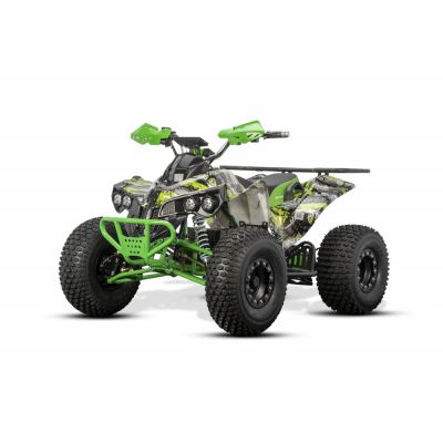 ATV electric NITRO EcoWarrior SPORT 1000W 48V 20Ah cu DIFERENTIAL, grafiti verde