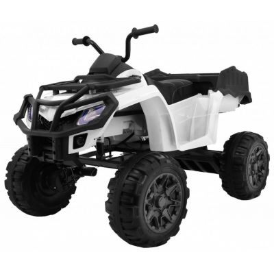 ATV electric pentru copii 12V QUAD XL 4x4 (0909) Alb