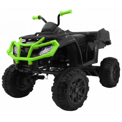 ATV electric pentru copii 12V QUAD XL 4x4 (0909) Negru/Verde