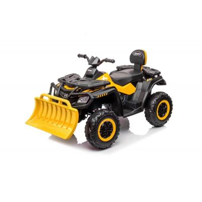 ATV electric pentru copii 3-10 ani cu 2 locuri XT Fast Edition 24V 4x4 cu viteza 6-9 km/h, roti moi scaun tapitat cupa detasabila atv copii s615