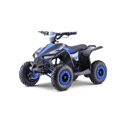 ATV electric pentru copii 48V 1000W HIGHPER roti din cauciuc si viteza max 35 km/h (11E) Albastru