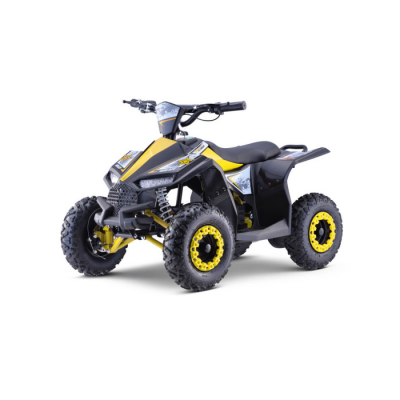 ATV electric pentru copii 48V 1000W HIGHPER roti din cauciuc si viteza max 35 km/h (11E) Galben