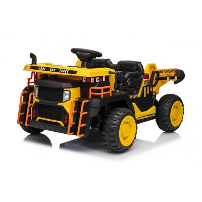 Basculanta electrica pentru 2 copii, Kinderauto BJJC305, 180W, 12V 10Ah, echipare PREMIUM, galben