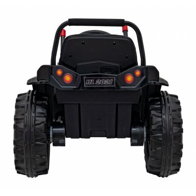 Excavator electric 70W cu brat mobil, roti eva si scaun tapitat galben