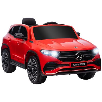 HOMCOM Mașină Electrică cu Licență Mercedes, Auto pentru Copii cu Telecomandă, Faruri și Claxon, 111.5x69x52.5 cm, Roșie ieftina