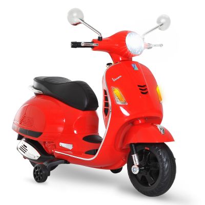 HOMCOM Motocicletă Electrică pentru Copii, 6V cu Muzică, Lumini și Sunete, 102x50,5x75,5 cm, Roșu | Aosom Romania