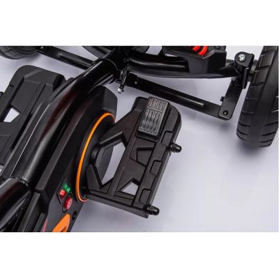 Kart electric 12V 45W pentru copii cu roti EVA Nichiduta Go kart Sport Yellow