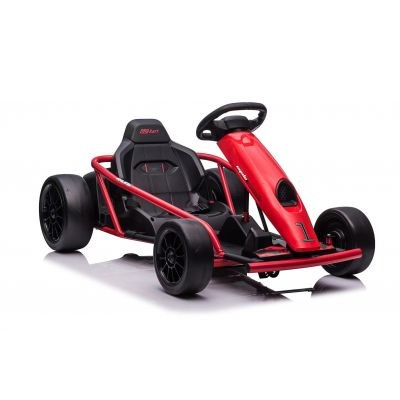 Kart electric drift pentru copii 5-13 ani FX1 Drift Master 24V 500W cu viteza 6-13 km/h, sarcina max pana la 70kg, kart electric copii 8888 Rosu