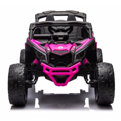 Masinuta electrica 12V 90W cu telecomanda 2.4G Can Am Marverick UTV Fucsia