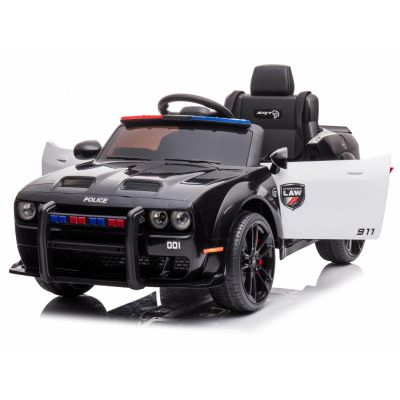 Masinuta electrica 12V cu telecomanda 2.4G si licenta Dodge Police 50W