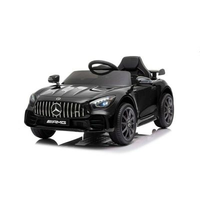 Masinuta electrica, Baby Mix, Mercedes Benz GTR-S AMG, 12V, Pana la 25 kg, Cu 3 viteze, Conexiune USB, Cu lumini LED si muzica, Cu afisaj digital, 3-8 ani, Black ieftina