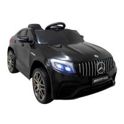 Masinuta electrica cu telecomanda 4 x 4 roti EVA Mercedes AMG GLC 63S R-Sport 3-6 ani negru 180W