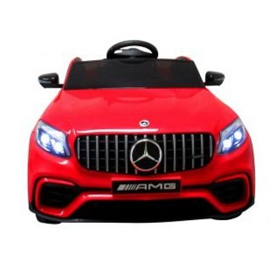 Masinuta electrica cu telecomanda 4 x 4 roti EVA Mercedes AMG GLC 63S R-Sport 3-6 ani rosu 180W