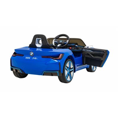 Masinuta electrica 50W cu telecomanda BMW I4 albastru 50W