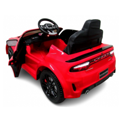 Masinuta electrica cu telecomanda roti EVA 107x68x53 cm Dodge SRT R-Sport 1-5 ani rosu 90W