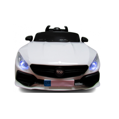 Masinuta electrica cu telecomanda si functie de balansare Cabrio Z6 R-Sport alb 70W