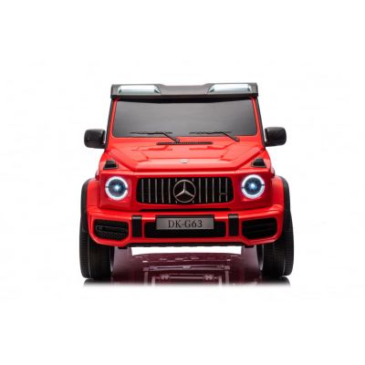 Masinuta electrica Mercedes G63, 2 locuri, 4x4, 800W, 24V 14Ah, player MP4, rosie