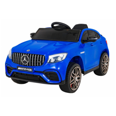 Masinuta electrica pentru copii 1-5 ani Mercedes AMG GLC 4x4 12V 100W (5688) cu roti moi scaun tapitat Telecomanda 2.4GHz faruri si stop LED