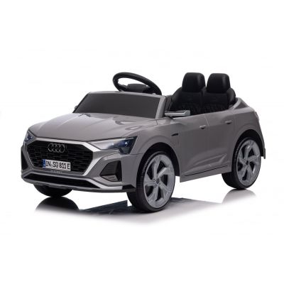 Masinuta electrica pentru copii, Audi SQ8, telecomanda control parental inclusa, 70W 12V, echipare standard, gri