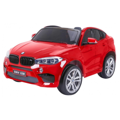 Masinuta electrica pentru copii BMW X6M (2168) XXL cu 2 locuri, Visiniu metalizat - Autokids.ro
