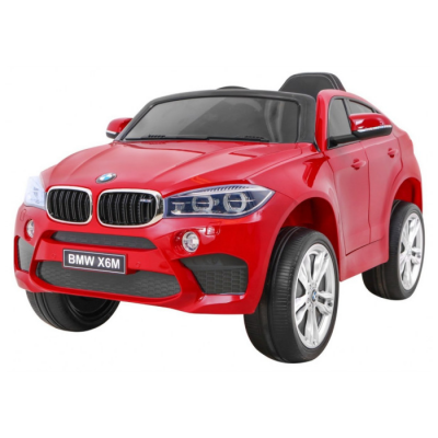 Masinuta electrica pentru copii BMW X6M (2199) Visiniu metalizat