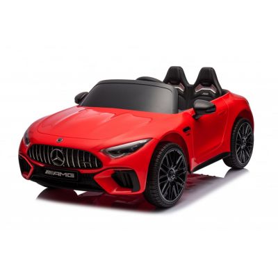 Masinuta electrica pentru copii cu licenta Mercedes SL63, 160W, 12V 10Ah, echipare premium, rosie