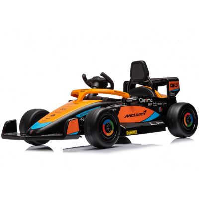 Masinuta electrica pentru copii, Formula 1 McLaren Racing 70W 12V, cu scaun tapitat ieftina