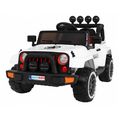 Masinuta electrica pentru copii FULL TIME 4WD (7588) 4x4, Alb
