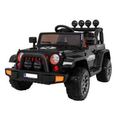 Masinuta electrica pentru copii FULL TIME 4WD (7588) 4x4, Negru - Autokids.ro