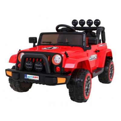Masinuta electrica pentru copii FULL TIME 4WD (7588) 4x4, Rosu
