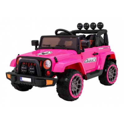 Masinuta electrica pentru copii FULL TIME 4WD (7588) 4x4 Roz - Autokids.ro