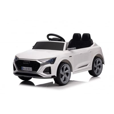 Masinuta electrica pentru copii, telecomanda inclusa, Audi SQ8, 70W 12V, echipare standard, alba
