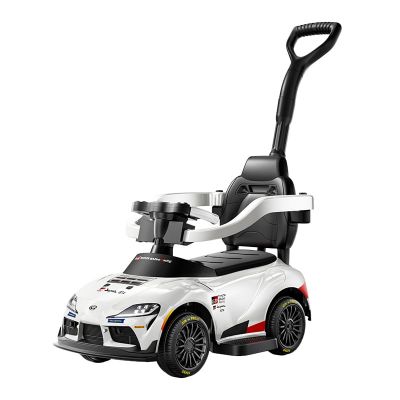 Masinuta premergator pentru copii, 3 in 1, Toyota GR Supra GT4 30W 6V, alba