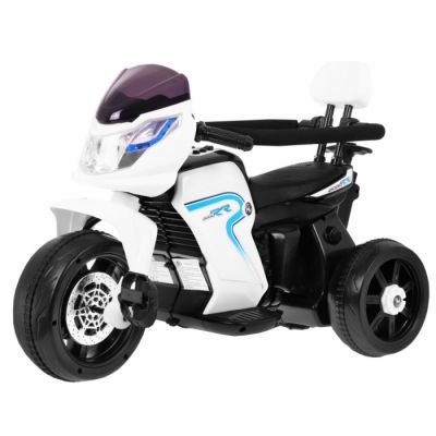 Motocicleta 3 in 1 electrica 78x39x59 cm alb 20W