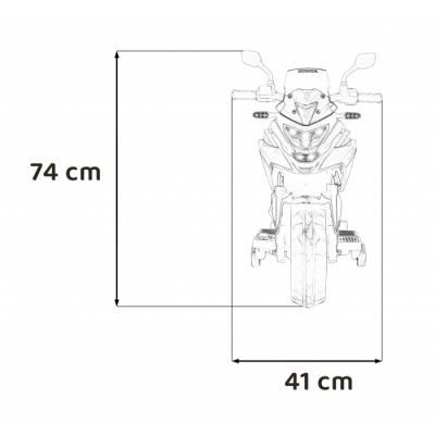 Motocicleta electrica Honda NC750X 103x41x74 cm galben 70W