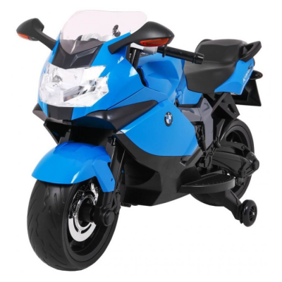 Motocicleta electrica pentru copii BMW K1300S (283) Albastru - Autokids.ro