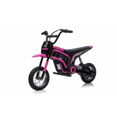 Motocicleta electrica pentru copii, Kinderauto Enduro, 5-10 ani, 350W, 24V, roz