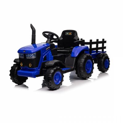 Tractor electric 12V cu remorca Nichiduta Track Blue 70W