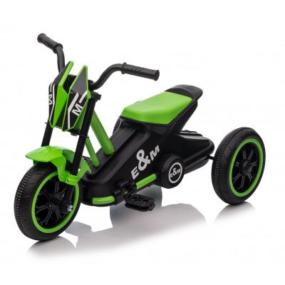 Tricicleta cu pedale, pentru copii 2-4 ani, Kinderauto G301, culoare verde