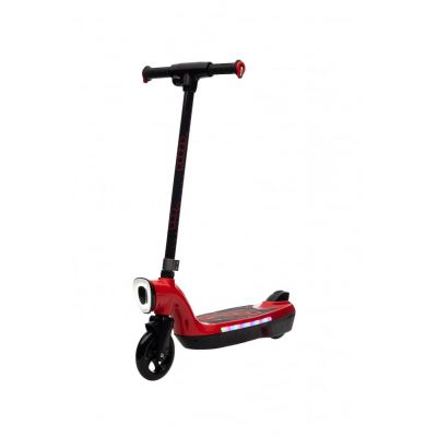 Trotineta electrica pentru copii Kinderauto BJKL168, 45W, 12V 7Ah, lumini ambientale, roti moi, rosie