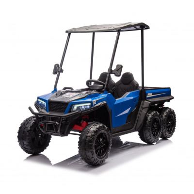 UTV electric pentru 2 copii Kinderauto Gladiator 180W 12V PREMIUM, culoare albastra