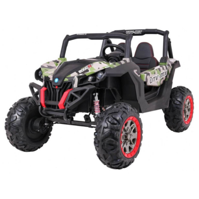 Masinuta electrica pentru copii UTV BUGGY POWER 180W 4x4 (ХМХ-603) Military - Autokids.ro