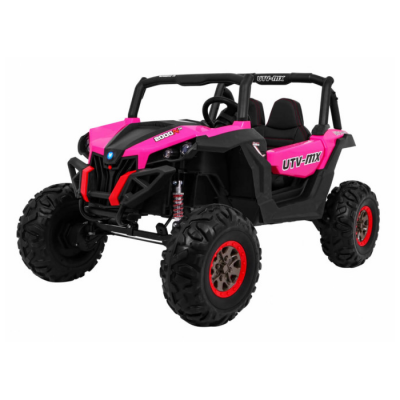 Masinuta electrica pentru copii cu 2 locuri UTV BUGGY POWER 180W 4x4 (ХМХ-603) Roz - Autokids.ro