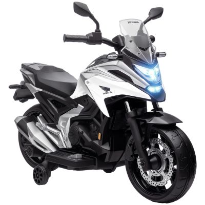 AIYAPLAY Moto electrică pentru copii, motocicletă Honda pentru copii 3-6 ani cu muzică, faruri alb | Aosom Romania